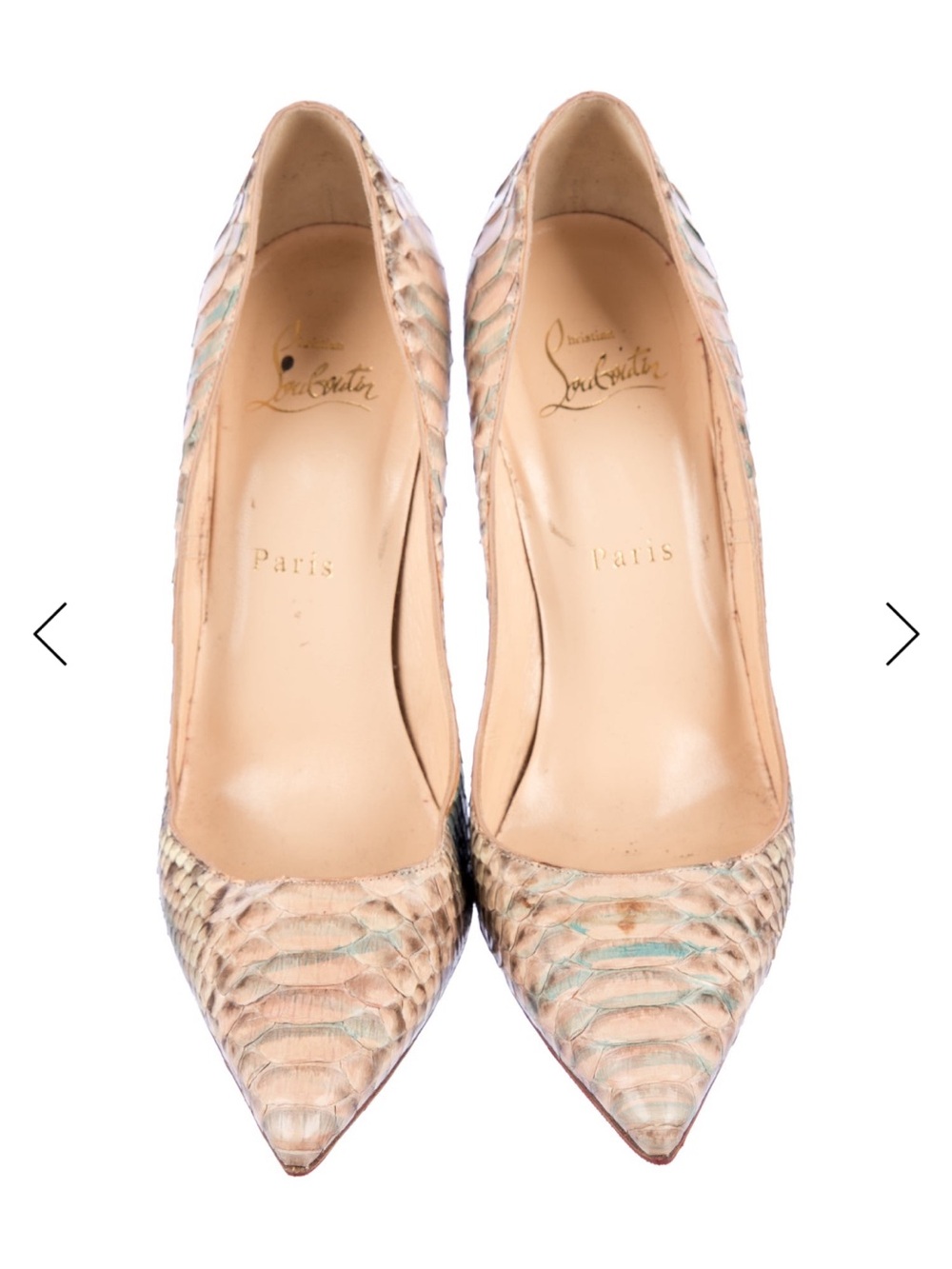 Christian Louboutin Python Pumps - Picture 3 of 4